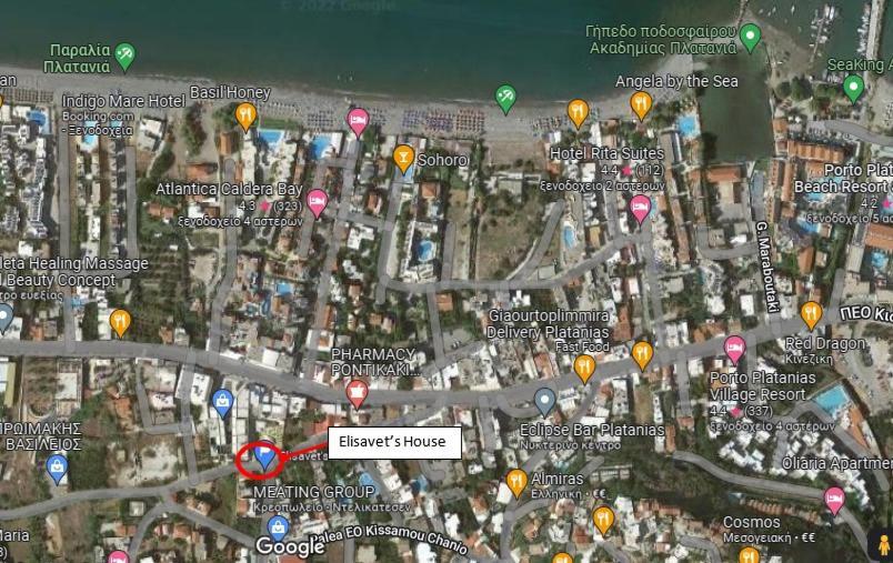 Elisavet'S House Villa Platanias  Ngoại thất bức ảnh